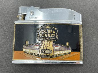 Vintage Howard Lighter Golden Nugget Casino Advertising