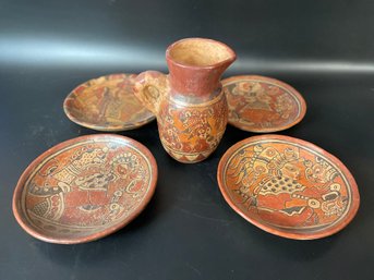 Lot Of Peruvian Pottery