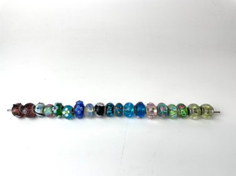 Group Of Pandora Style Beads (14)