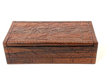 Hand Carved Indonesian Trinket Box