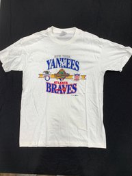 1990s Yankees & Braves T-shirt Single Sided
