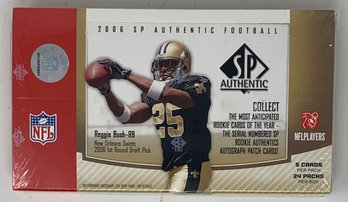 Factory Sealed 2006 SP Authentic Football Hobby Box!