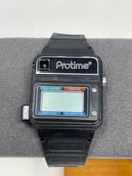 Vintage Protime Lighter Digital Writ Watch