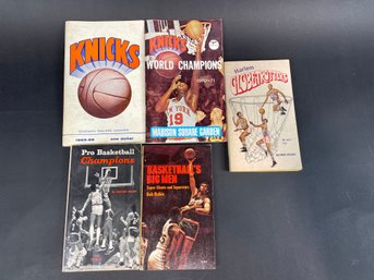 Collection Of Sports Books/programs Including The Knicks, Globetrotters And More!