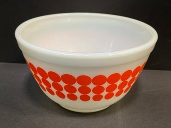 Vintage Pyrex Orange Dot Bowl