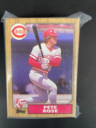 Lot Of 100 1987 Topps Pete Rose Cards
