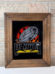 1970s Led Zeppelin Carnival Mirror - Large