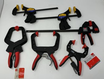 Group Of Wood Clamps Irwin & Bessey