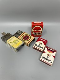 Vintage Cigarette Advertising Ashtrays & Matches