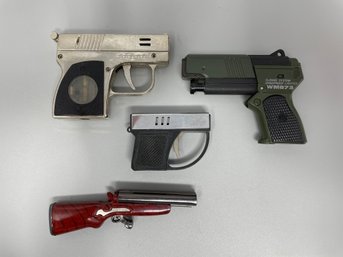 Collection Of Gun & Pistol Lighters