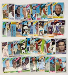Lot Of Over (40) 1966 Topps Baseball Cards