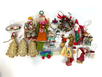 Large Lot Of Christmas Ornaments