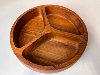 Jens Quistgaard Dansk Teak Divided Bowl