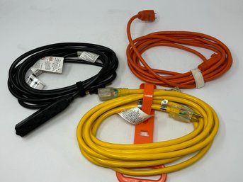 Group Of 3 Extension Cords