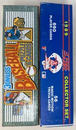 Lot Of (2) Baseball Factory Sets 1989 Score And 1990 Donruss