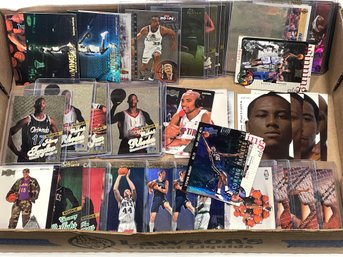 Tray Lot Of 1990s Basketball Cards (48)