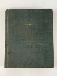 1907 Websters Dictionary Hardcover With Exterior Advertising
