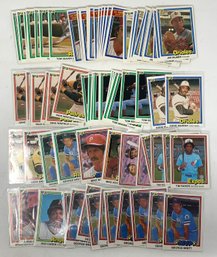 Large Lot Of 1981 Donruss Baseball Stars