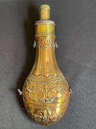 Antique Brass Powder Flask