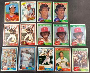 1980-81 Topps Baseball Stars Lot