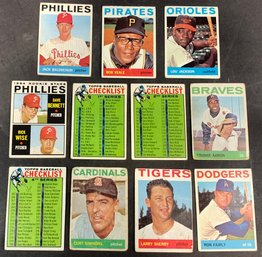 Lot Of (11) 1964 Topps Baseball Cards