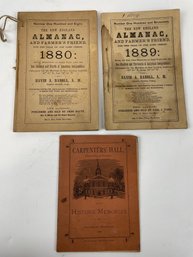 Lot Of Antique Almanacs