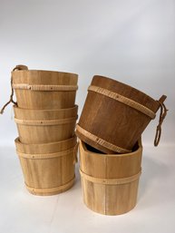 Wooden Bucket Lot