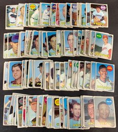 Huge Lot Of 1969 Topps Baseball Cards