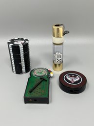 Lot Of Four 'casino' Novelty Lighters