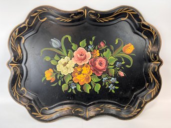 Painted Tin Tole Tray