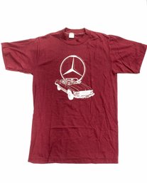 1980s Mercedes Graphic T-shirt Single Sided