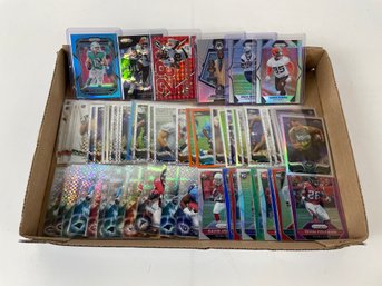 Huge Prizm And Refractor Football Card Lot