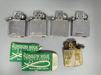 Collection Of Lighter Inserts - Zippo, Ronson