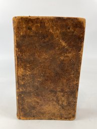 Antique Leatherbound Book - Maine - 1824