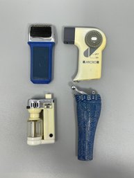 Lot Of Vintage Novelty Lighters - Jeans, Hairdryer, Coffee Machine