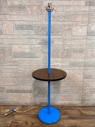 Vintage Floor Lamp Table Combo