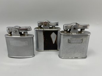 Lot Of Three Vintage Lighters