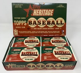 Complete 2001 Topps Heritage Baseball Hobby Box