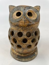 Vintage Kitsch Owl Lantern