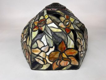 Tiffany Style Leaded Glass Shade, No Base