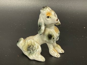 Vintage Porcelain Dog Figure