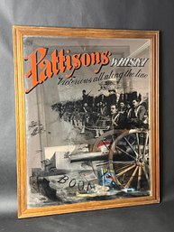 Pattison's Whiskey Advertising Mirror