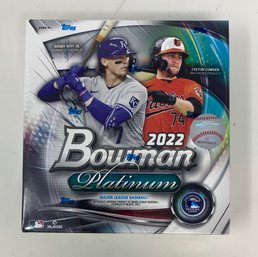 Factory Sealed 2022 Bowman Platinum Baseball Box