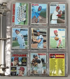 Complete 1970 Topps Baseball Set W/ Munson Rookie, Aaron, Mays, Ryan And More!