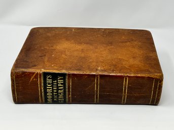 A Pictorial Geography Of The World - 1840 - Leather Bound