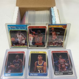 Complete 1988 Fleer Basketball Set W/ Jordan, Pippen RC, Mullin RC, Stockton RC, Grant Rookie And More!