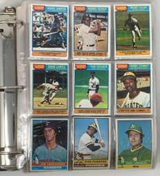 Complete 1976 Topps Baseball Set W/ Eckersley Rookie, Brett 2nd Year And More!