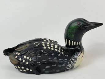 Painted Duck Figure