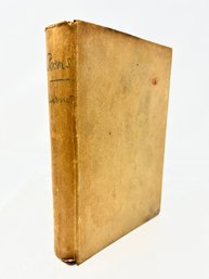 The Complete Works Of Robert Burns - Gift Inscription Dated 1893