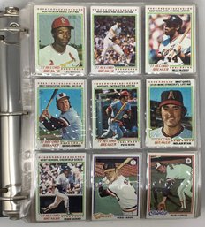 Complete 1978 Topps Baseball Set W/ Murray RC, Molitor RC And More!
